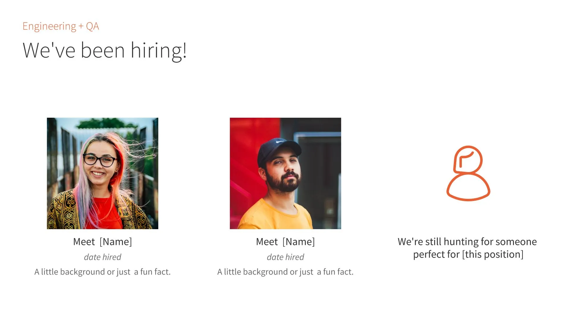 Hiring Updates